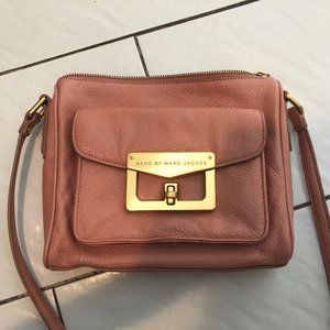 Marc by Marc Jacobs Rose Leather Small Crossbody